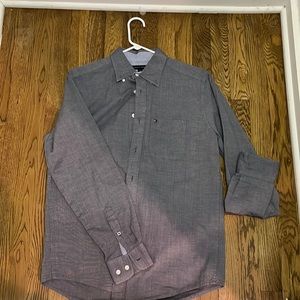 Button Down blue/black Tommy Hilfiger